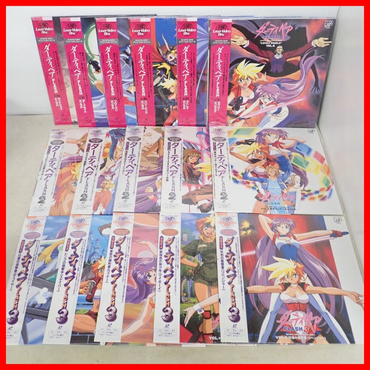 中古】ダーティペアFLASH OPセル画2枚セット【2】の落札情報詳細