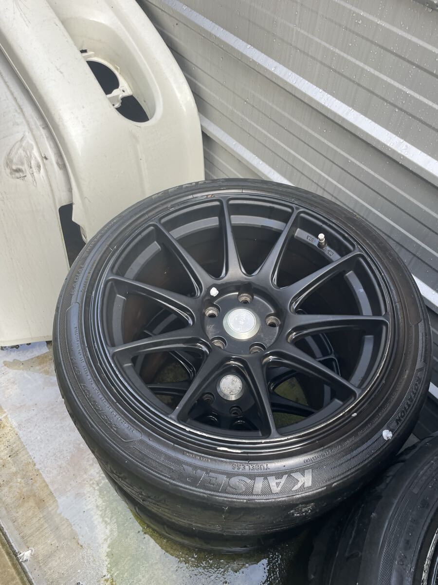 ステルスレーシング 17×9.75J +25 114.3 5H 235/40R17 2本の落札情報