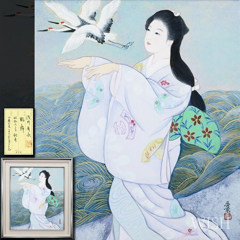 純】沼田 晏宏「日本画10号～雪椿咲く（仮題）・京都実力作家の傑作