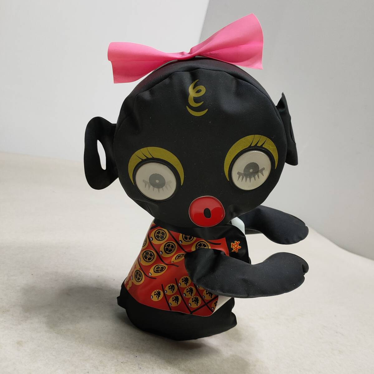 B3741 ダッコちゃん だっこちゃん 人形 当時物 ビニール製 くろんぼ