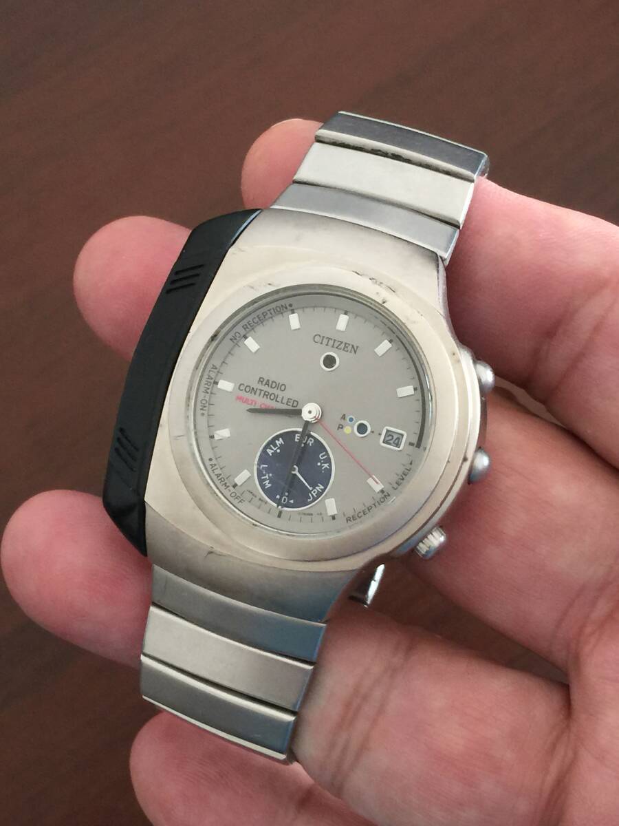 名機】 CITIZEN シチズン 電波 壁掛け 時計 4MY660-0 直径φ 約52cm