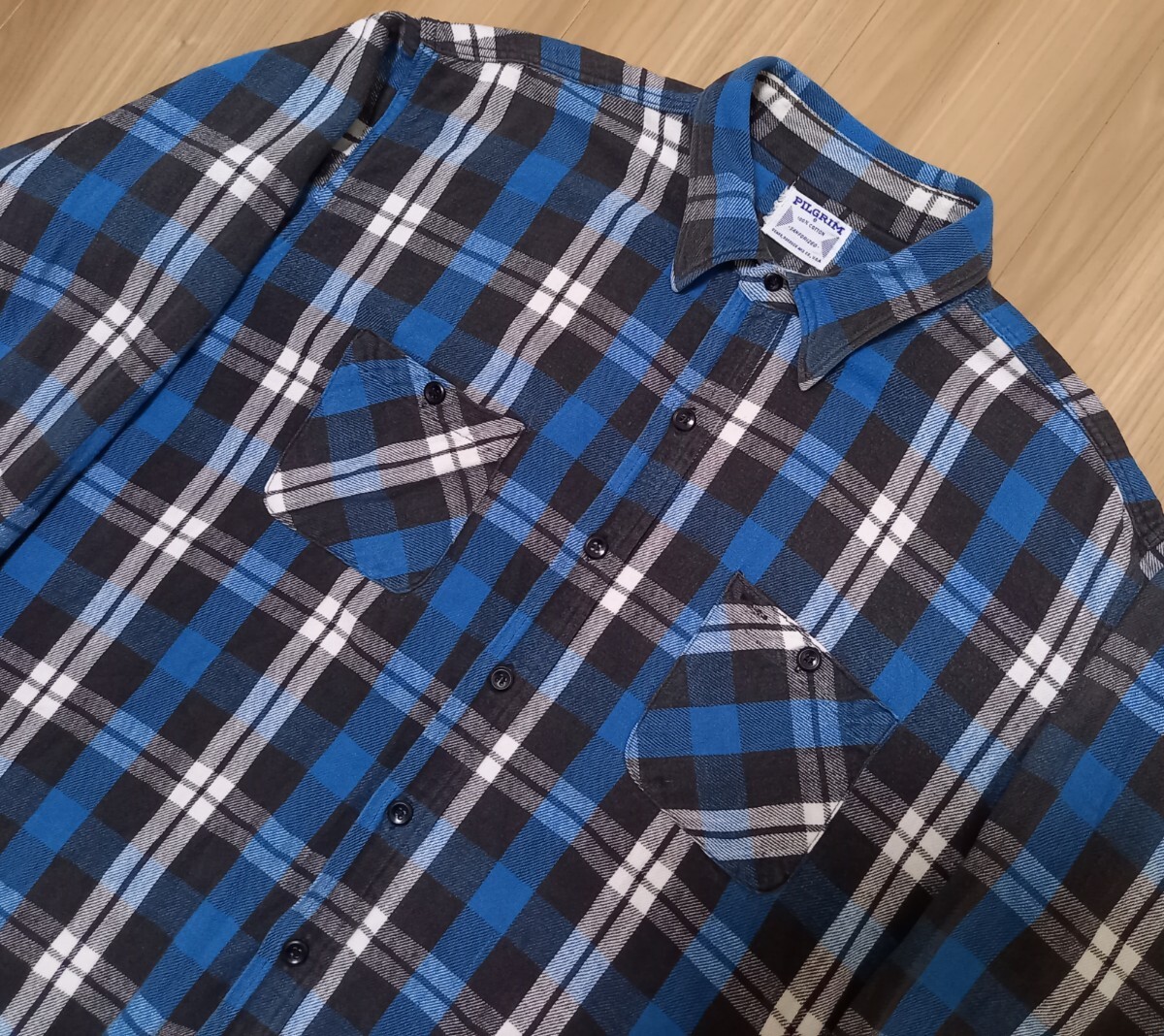 中古】workers k&tk 山ポケ ビッグヤンク ストームカフス ネルシャツ 