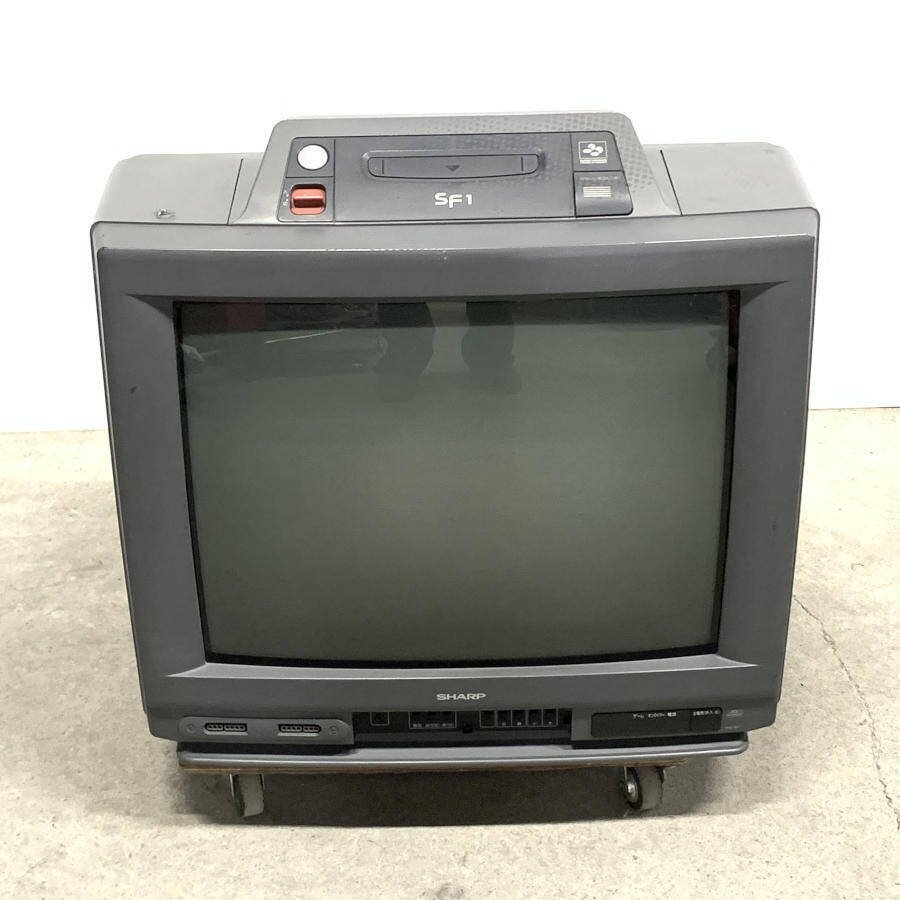 動作品 スーパーファミコン内蔵テレビ TV SHARP/シャープ 21G-SF1 一