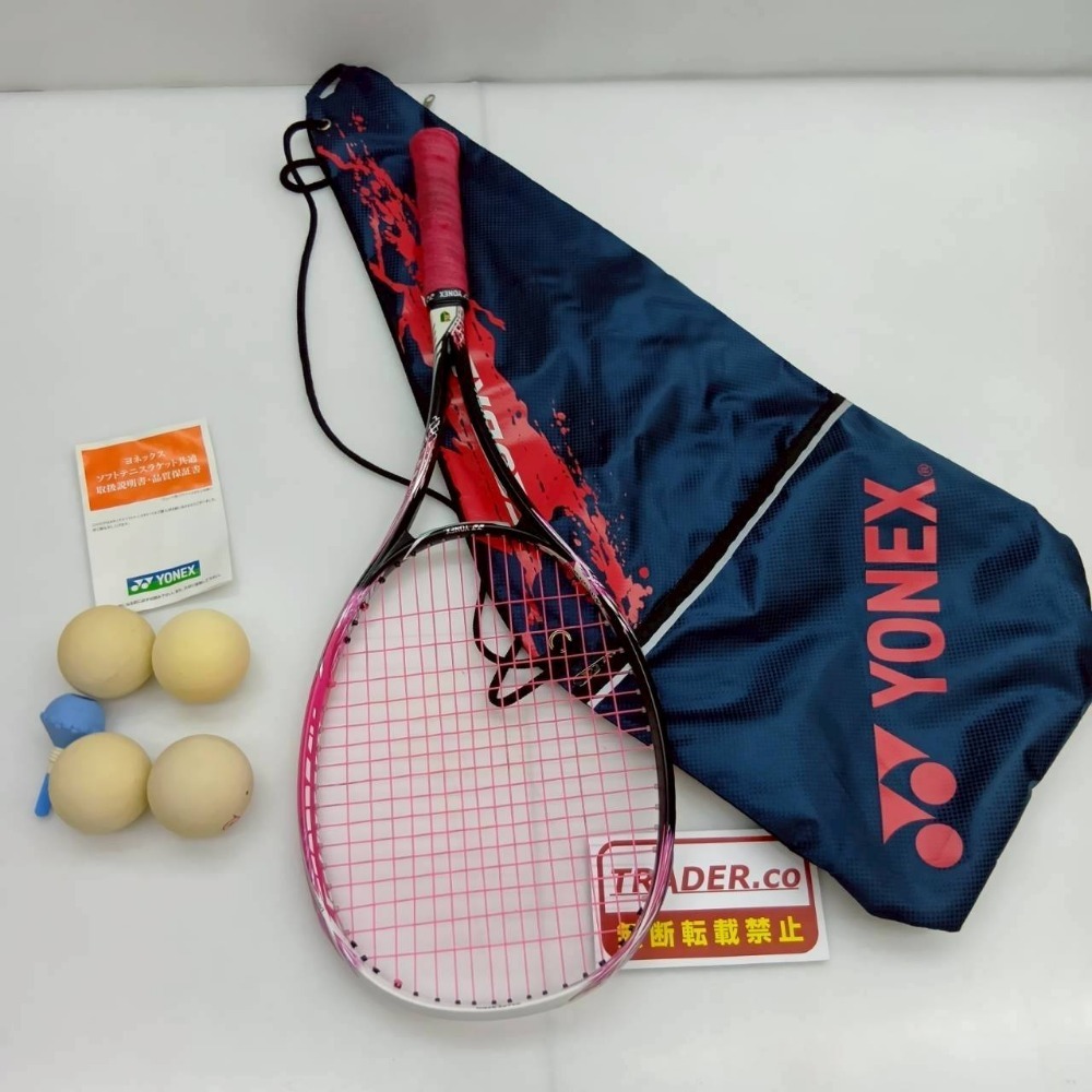 中古】赤ラケ YONEX RDTi70 Long OVER SIZE UL2/RDTi70 Long SL3 3本