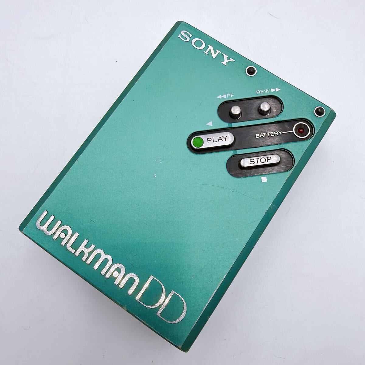 SONY WM-EQ5 スケルトン カセットプレーヤー 赤 通電のみ