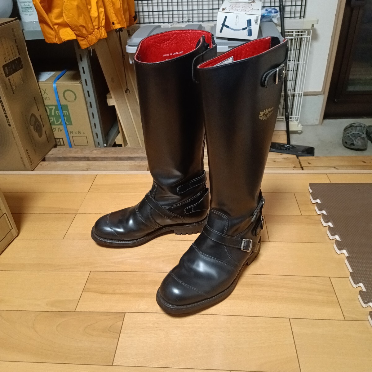 新品】英国製 ゴールドトップ ウール ブーツ オーバー ロング ソックス 