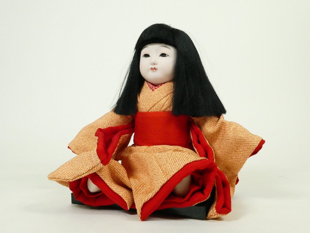 ◇鈴乃屋着付人形＊セキグチ＊セイコ人形＊約43cm（箱・台座スタンド