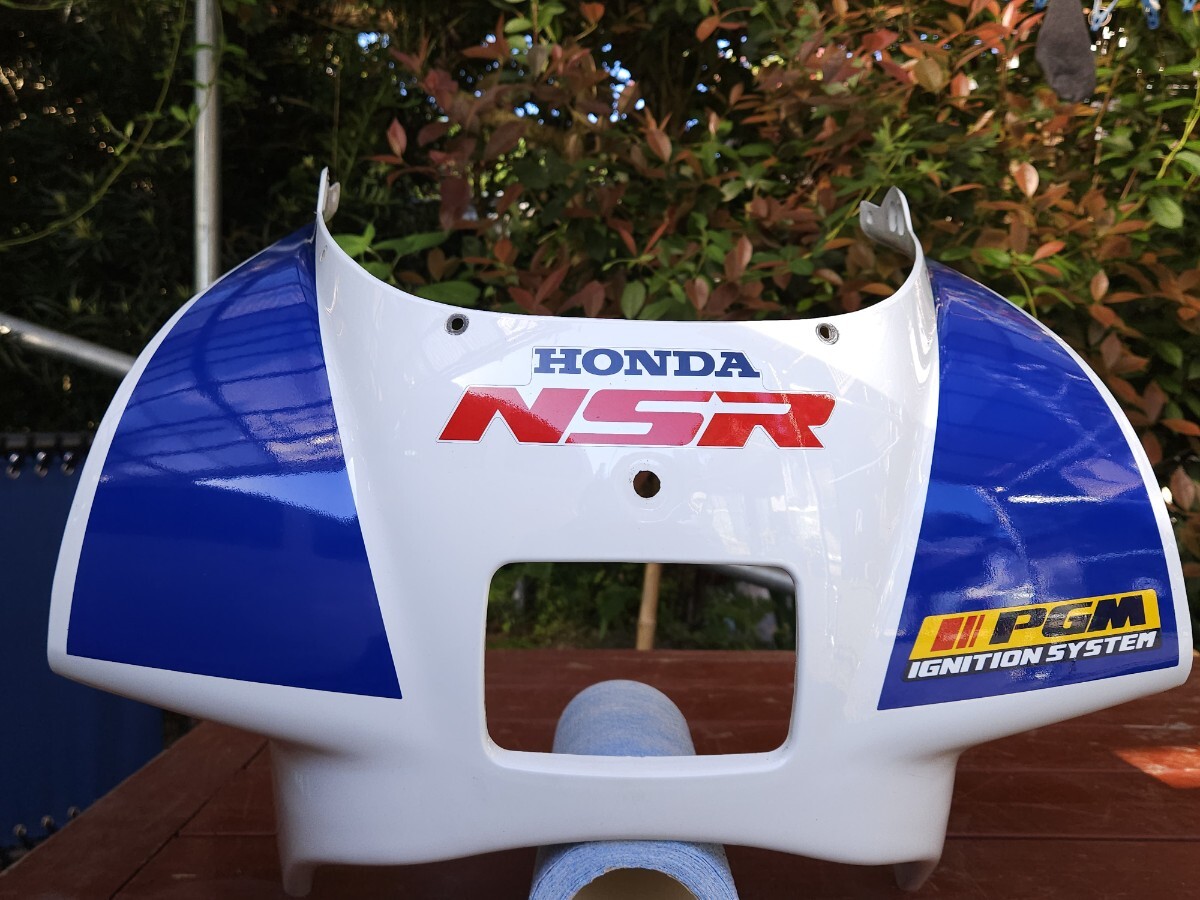 □NSR250R／MC21／耐久／片目／ロスマンズ／アッパーカウル／TYGA製