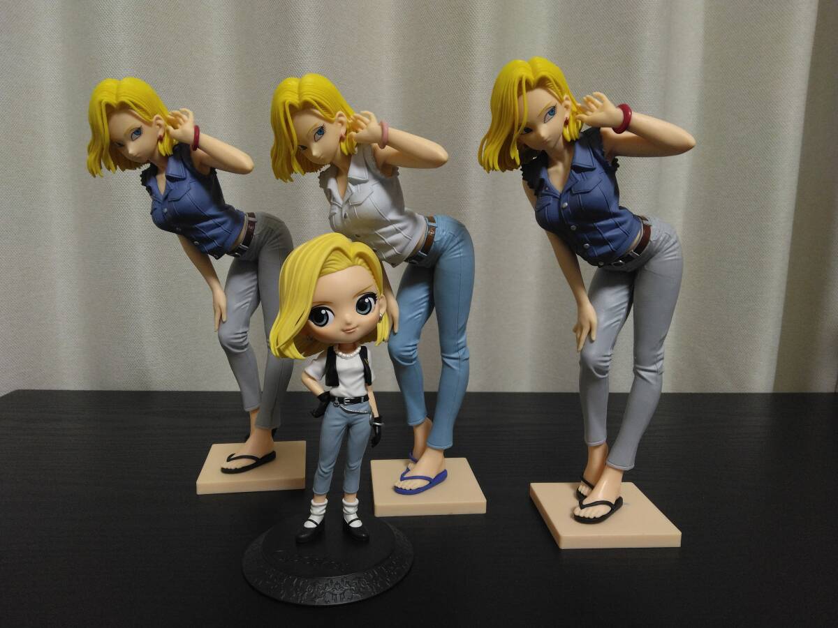 ドラゴンボールZ GLITTER&GLAMOURS ブルマ ランチ 人造人間18号 美品3