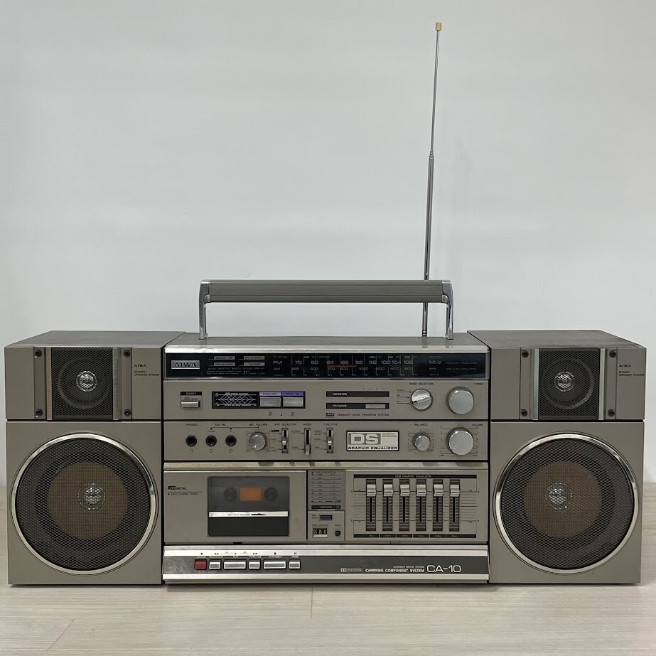 AIWA ca-W5 アイワ ラジカセ CARRYING COMPONENT SYSTEM コード付き