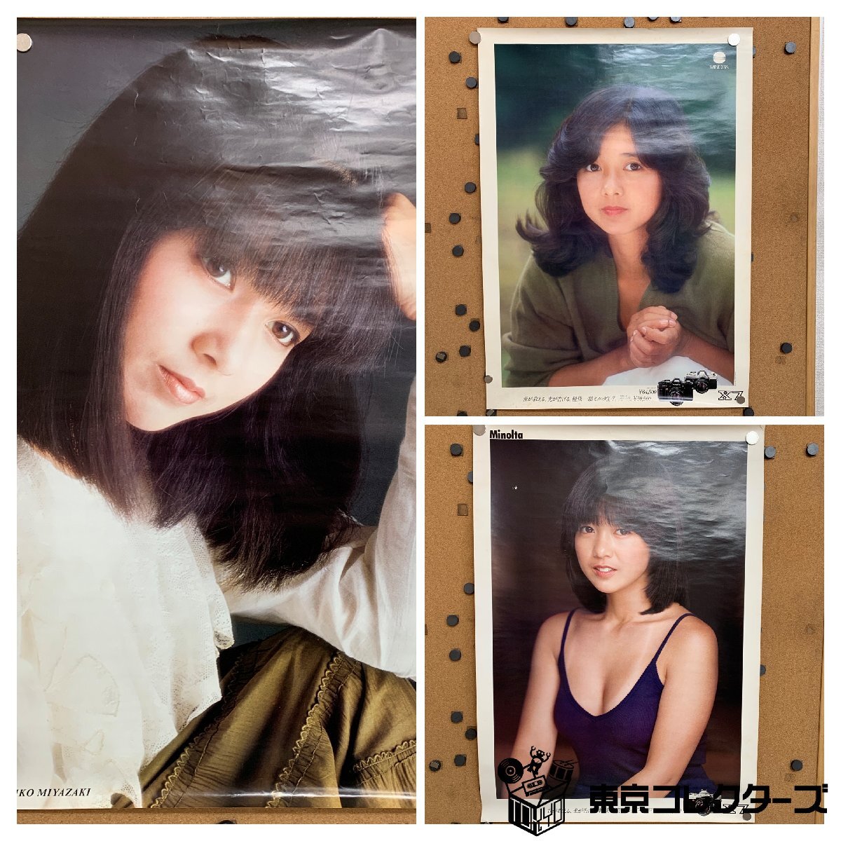 ◇宮崎美子 ミノルタCM 木製パネル 水着 ポスターの落札情報詳細