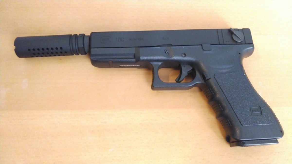 ロングバレルカスタム済】東京マルイ ソーコム MK23 バレル