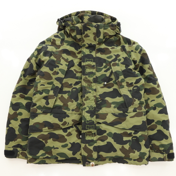 美品☆A BATHING APE☆エイプ☆ダウンジャケット☆HERO☆木村拓哉