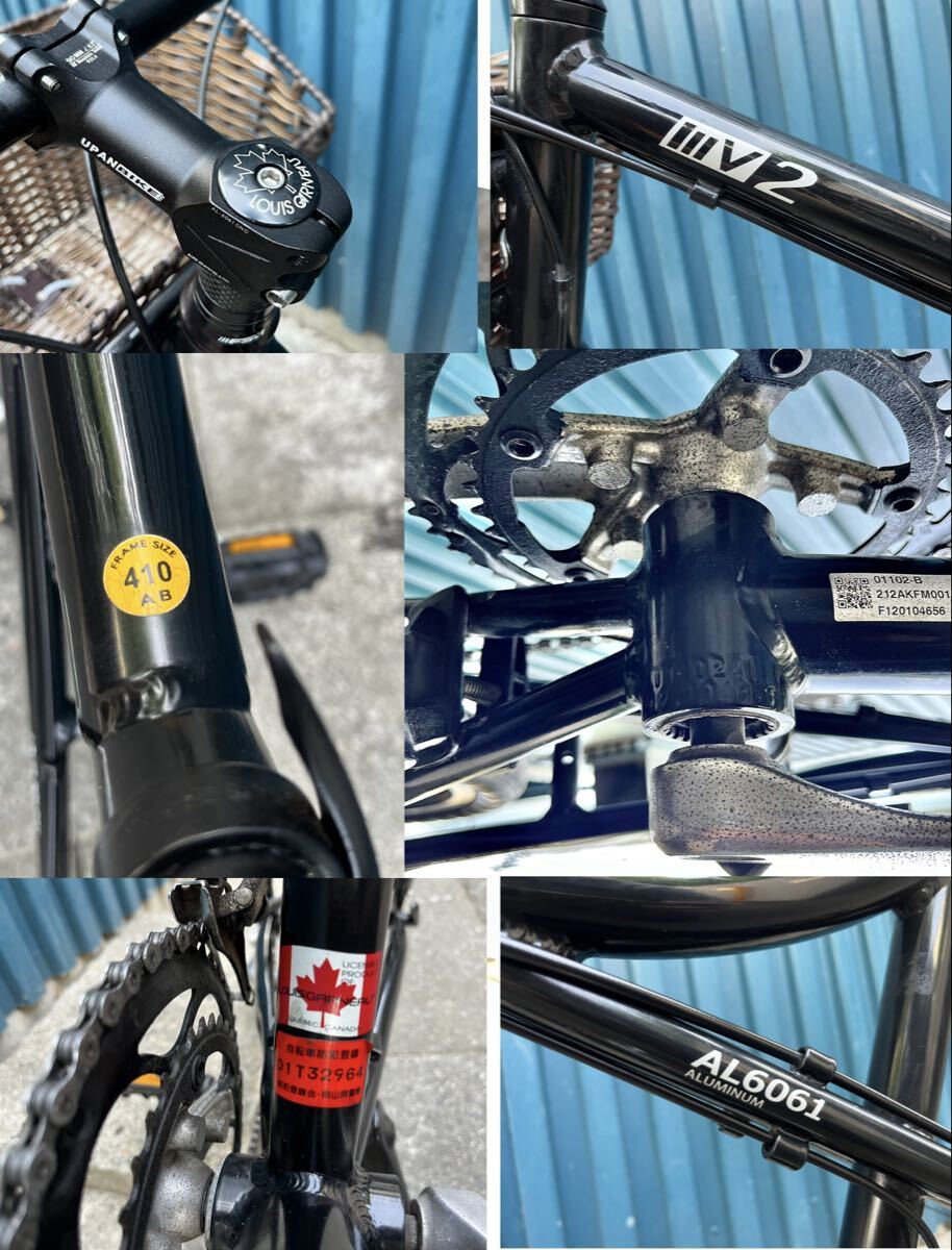 良品！GIANT CS-3200 700C アルミ 21速 430mm 前サス付き クロスバイク