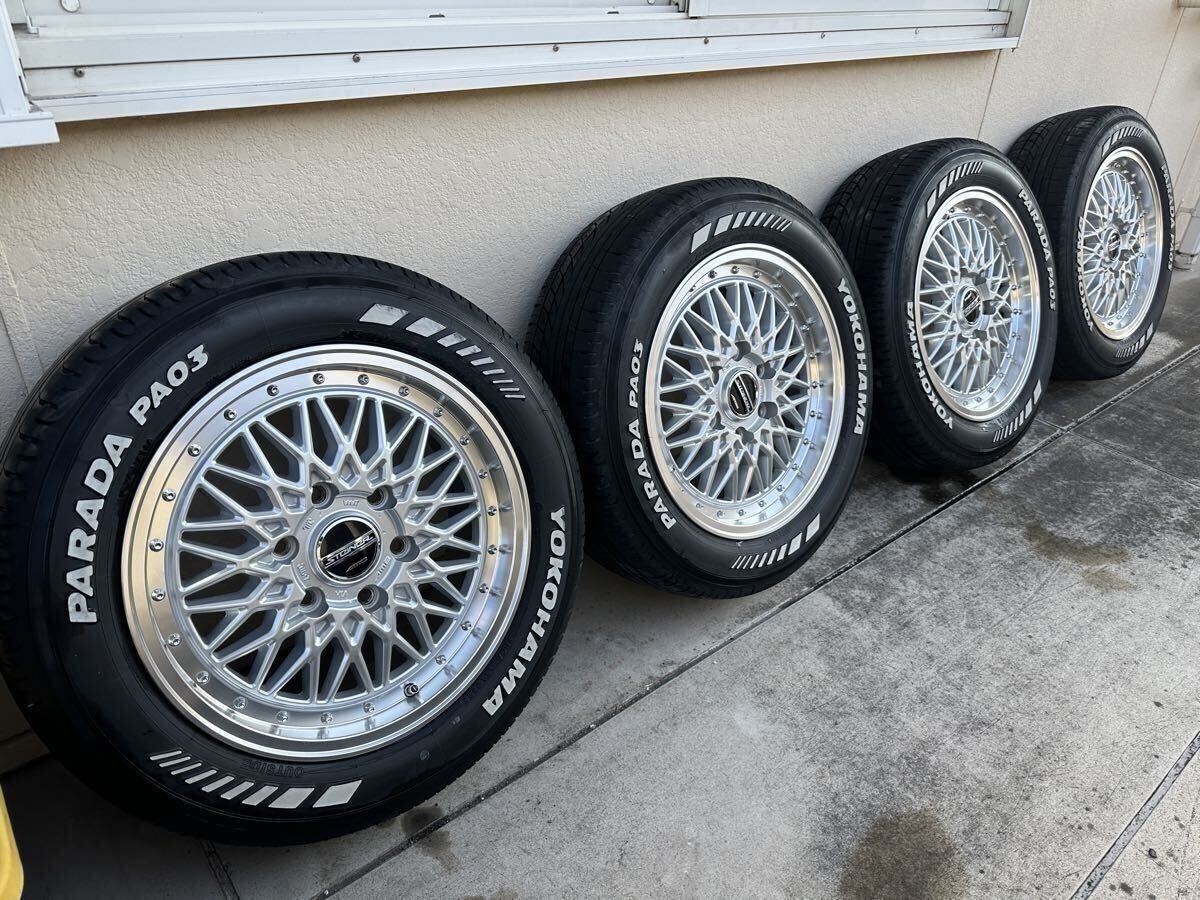 トヨタ ハイエース 200系 タイヤ ホイール RAYS VOLK 17インチ