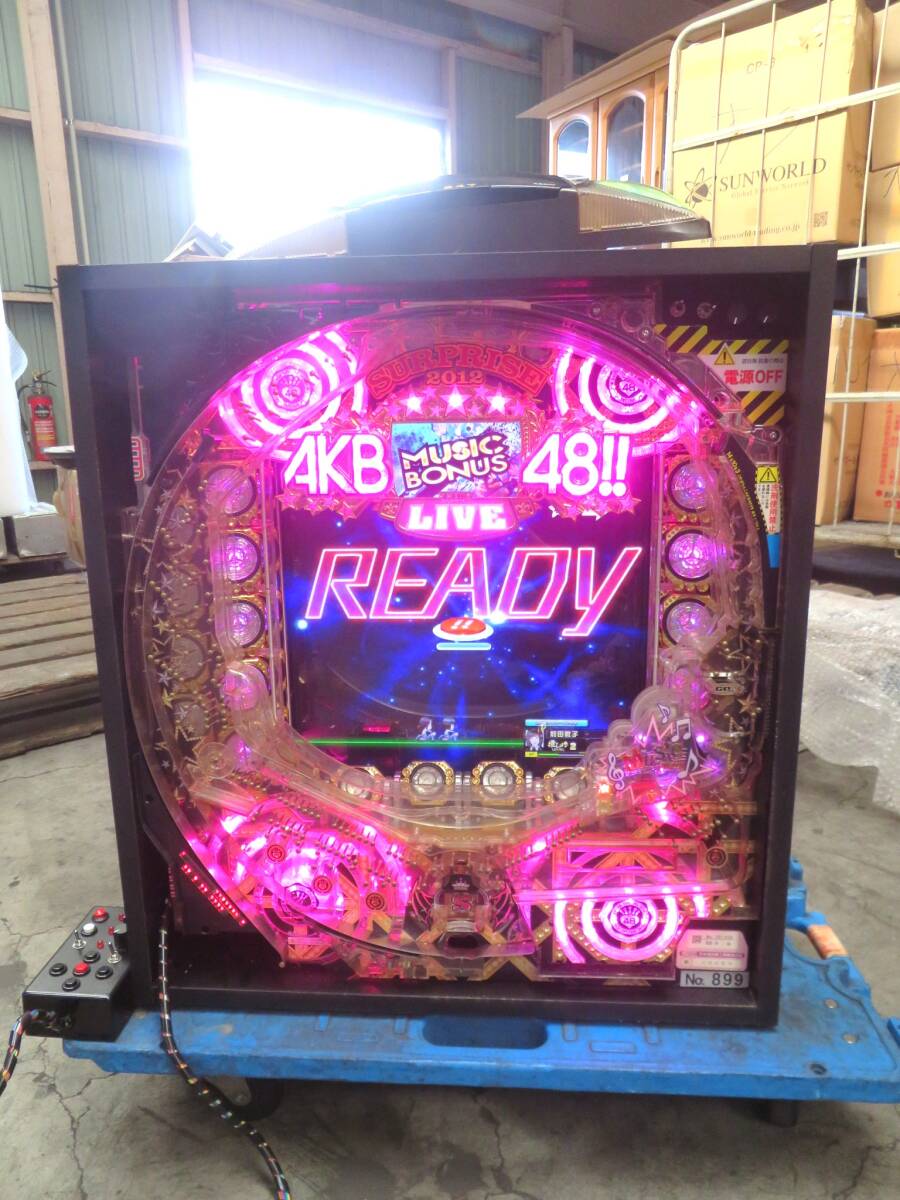中古】卓上アミューズゲーム機【CRぱちんこAKB48】メダル払出し