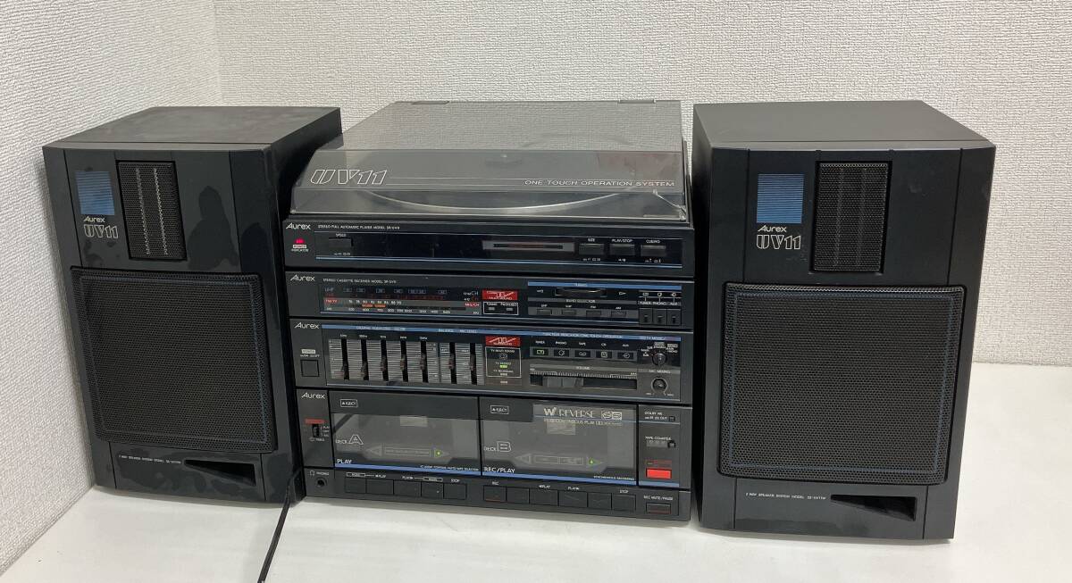 中古】難有◇東芝Aurex◇CDサウンドシステム＋スピーカーセット【SL