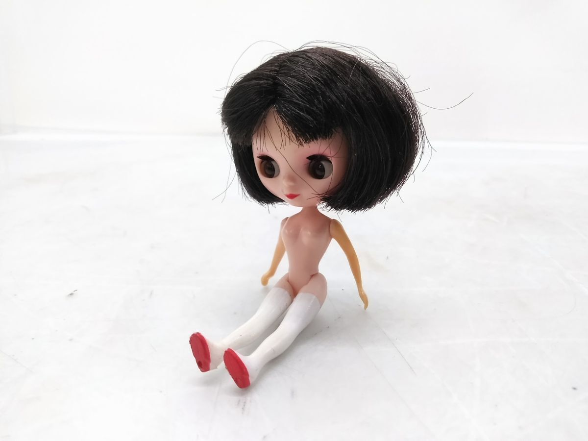 中古】当時物◇1972年シバ歩行人形ジュンちゃん78cm箱付 着せ替え人形