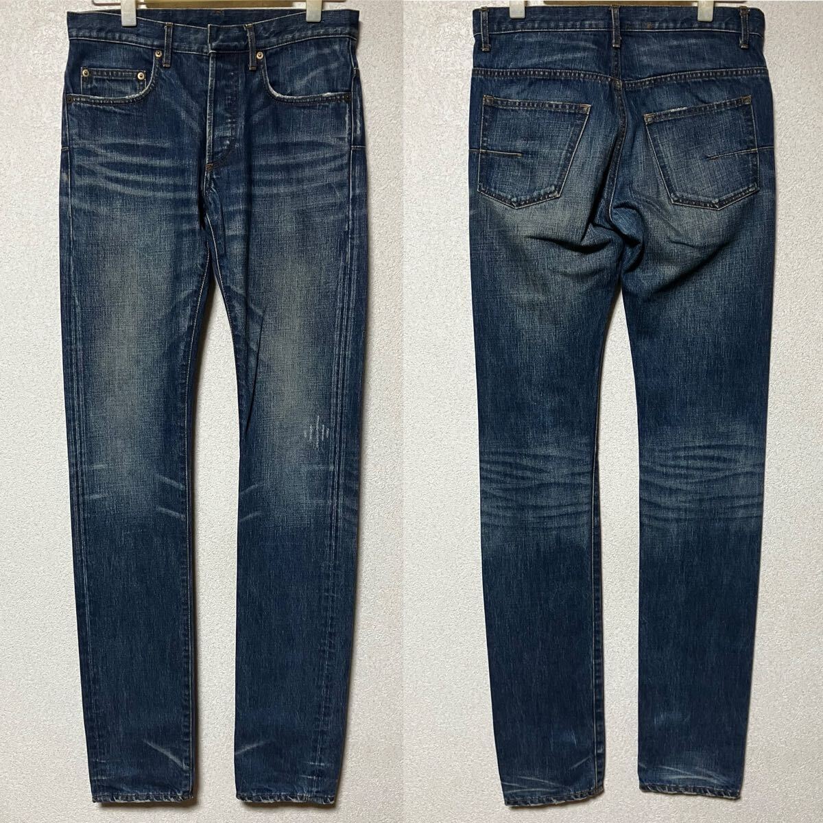 エディ期☆ 05SS Dior HOMME ディオールオム 5EH1011482 泥加工 スリム