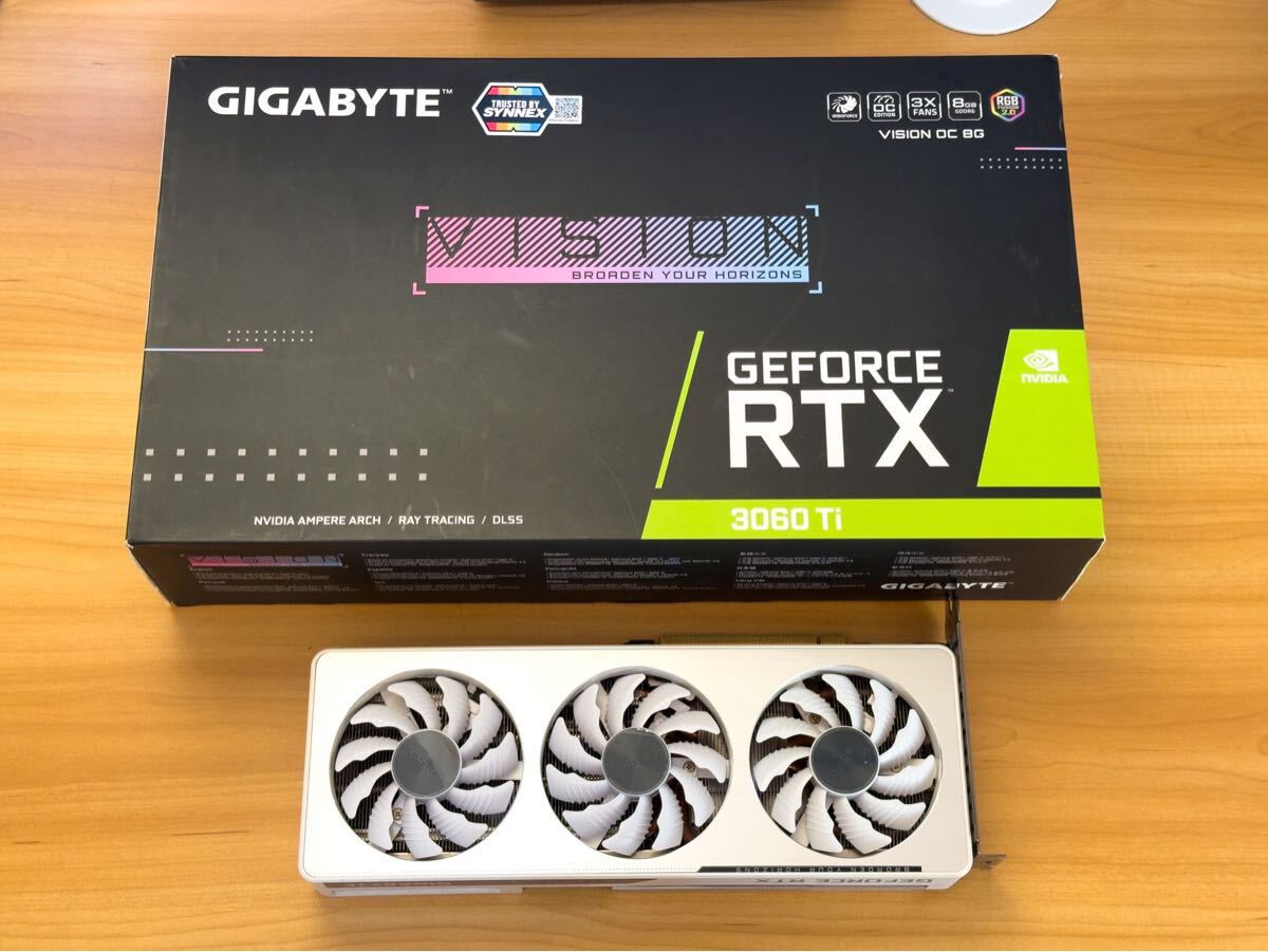 目立った傷や汚れなし】GIGABYTE GEFORCE RTX 4060 Ti AERO OC 8G 中古 