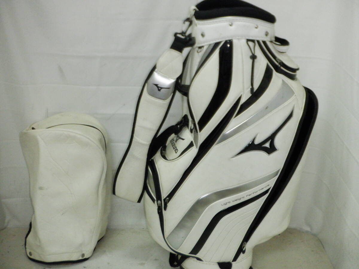 中古】H-362: MIZUNO ミズノ ゴルフバッグ キャディバック クラブ