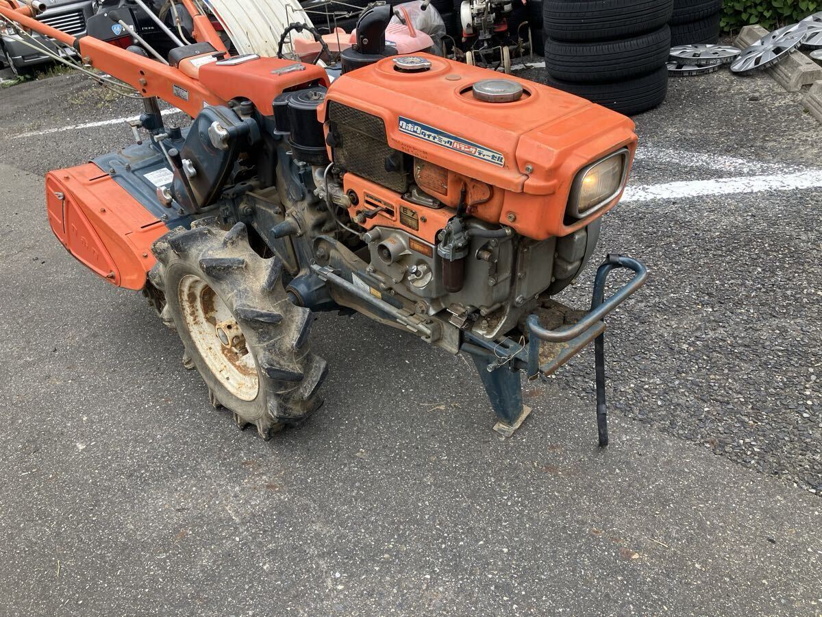 宮城県発 クボタ ディーゼル耕運機 KR850 動作OK 中古 売切!!の落札