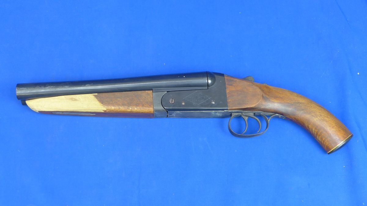 中古】ハドソン ダブルバレル ショットガン 木製ストック＆ABSバレル