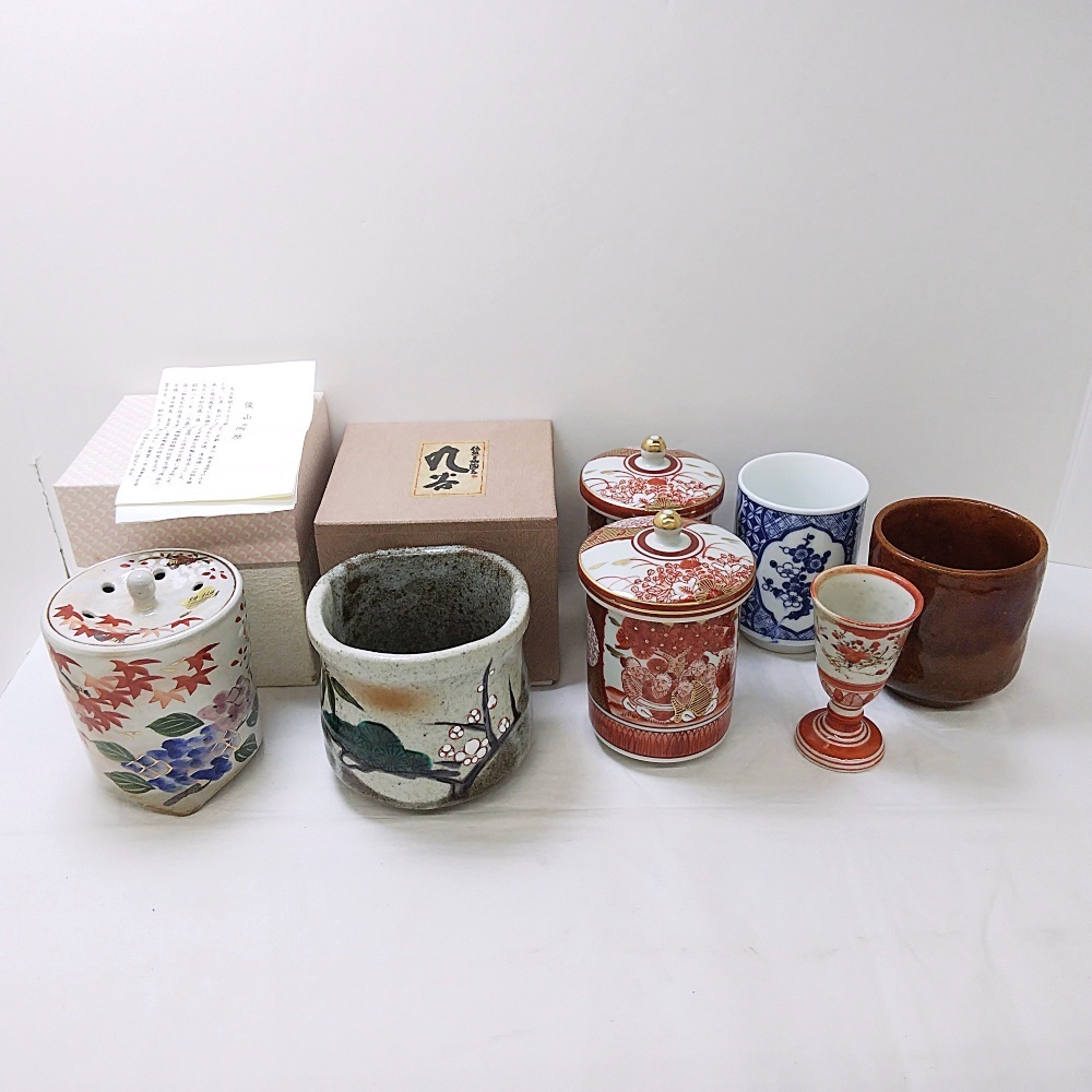 九谷焼 春画 枕絵 色絵 金彩 飾皿 径:31.5㎝ 大皿 尺皿 美品 桐箱・皿