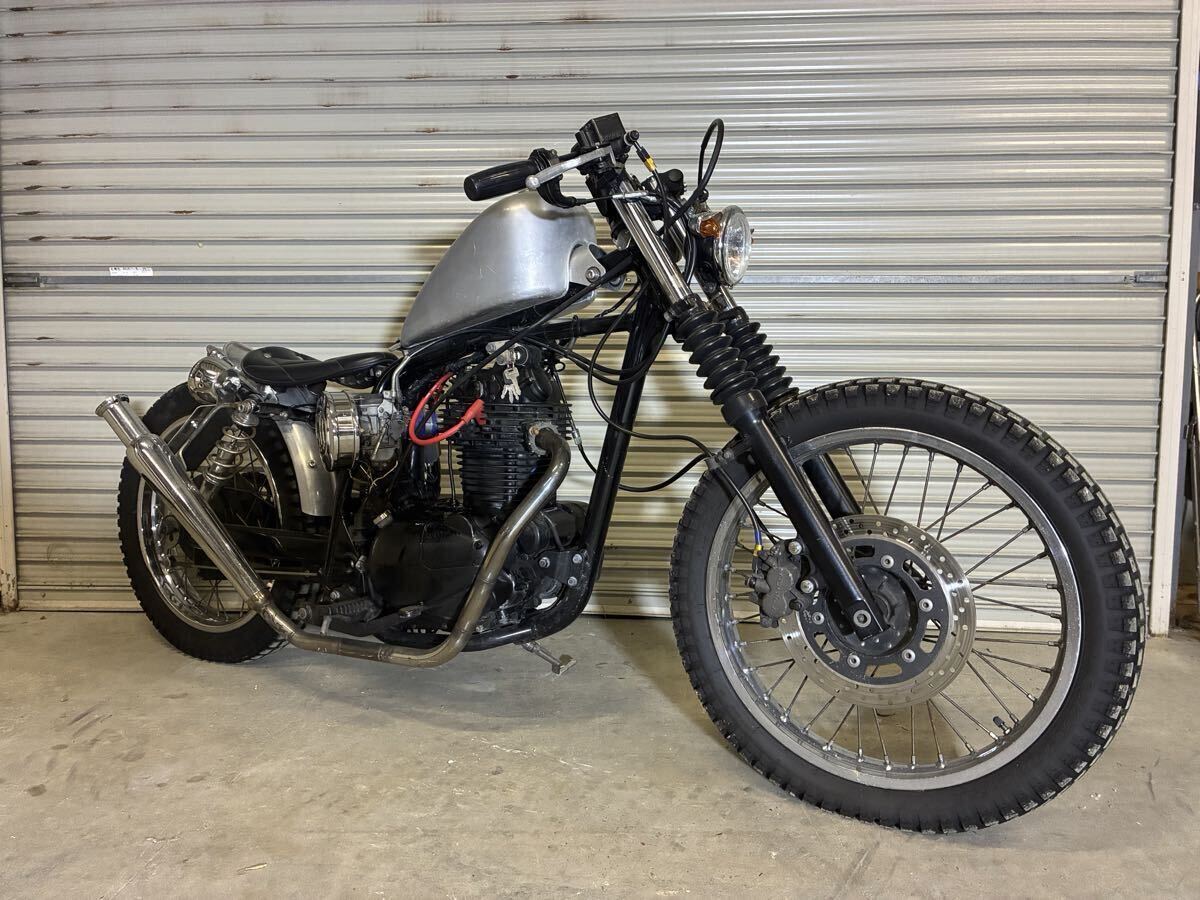 kawasaki 250TR フルカスタム キャブ車 ビンテージ ボバー トラッカー 
