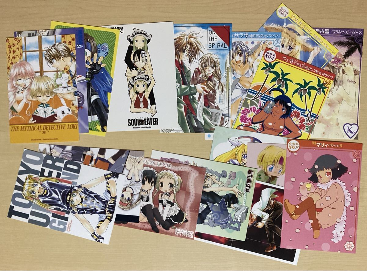 188*SOUL EATER ポストカード、ステッカー15枚セット まとめて レア