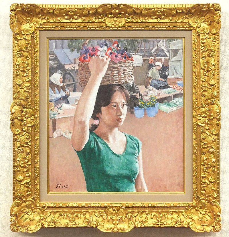 中古】◇鶴村義美◇フルートの女◇6号◇師：吉井淳二◇美女◇知的◇の