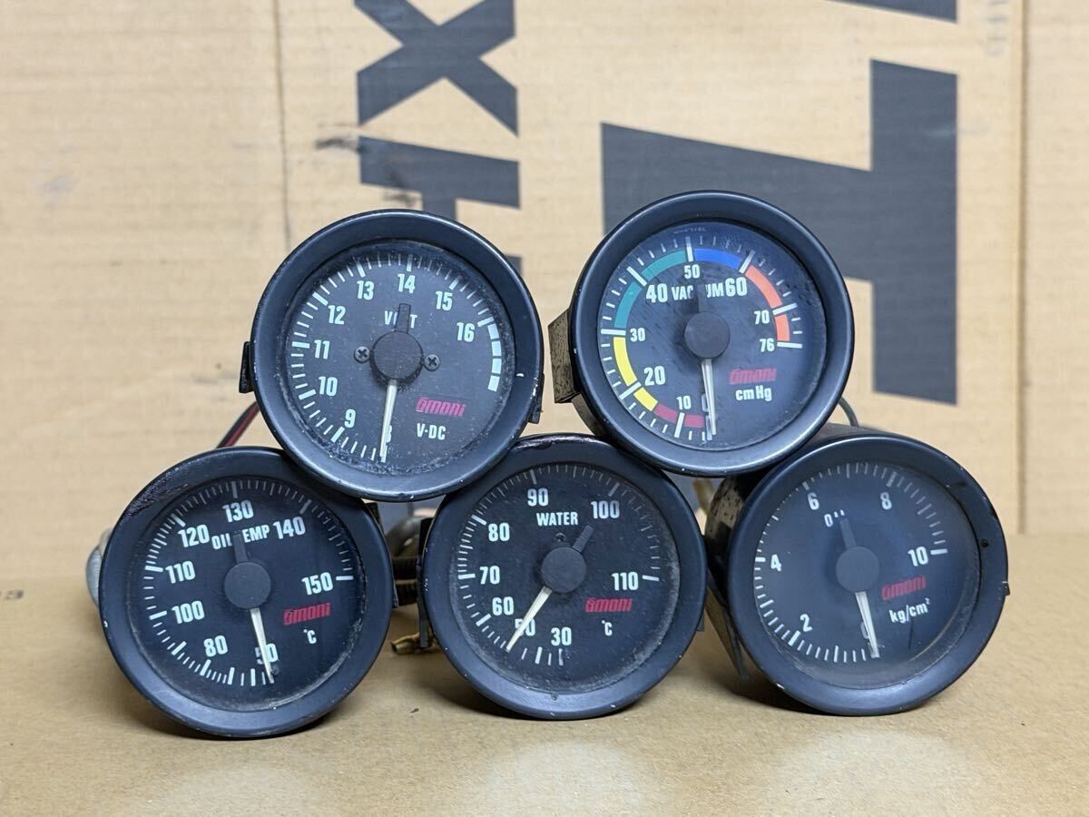 大森　メーター　52パイ　温度メーター　オオモリ 毎日大量出品 オオモリ 大森 OMORI 追加メーター 機械式 水温計 52パイ