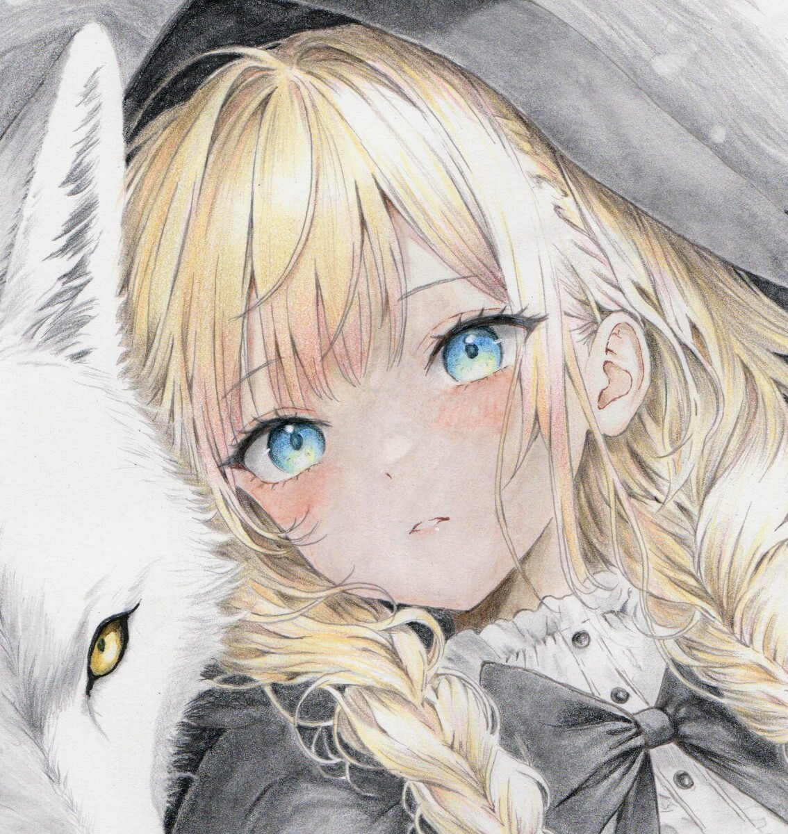 手描きイラスト | 分離色で描く 水彩コミックイラスト マール社 水彩