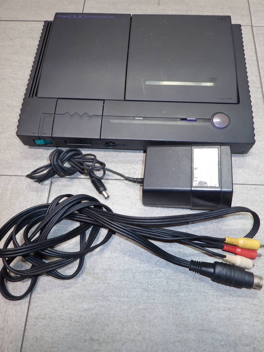 □動作品□ ソフト13本付き PCエンジン本体/天の声2（AV出力＆DC5V入力