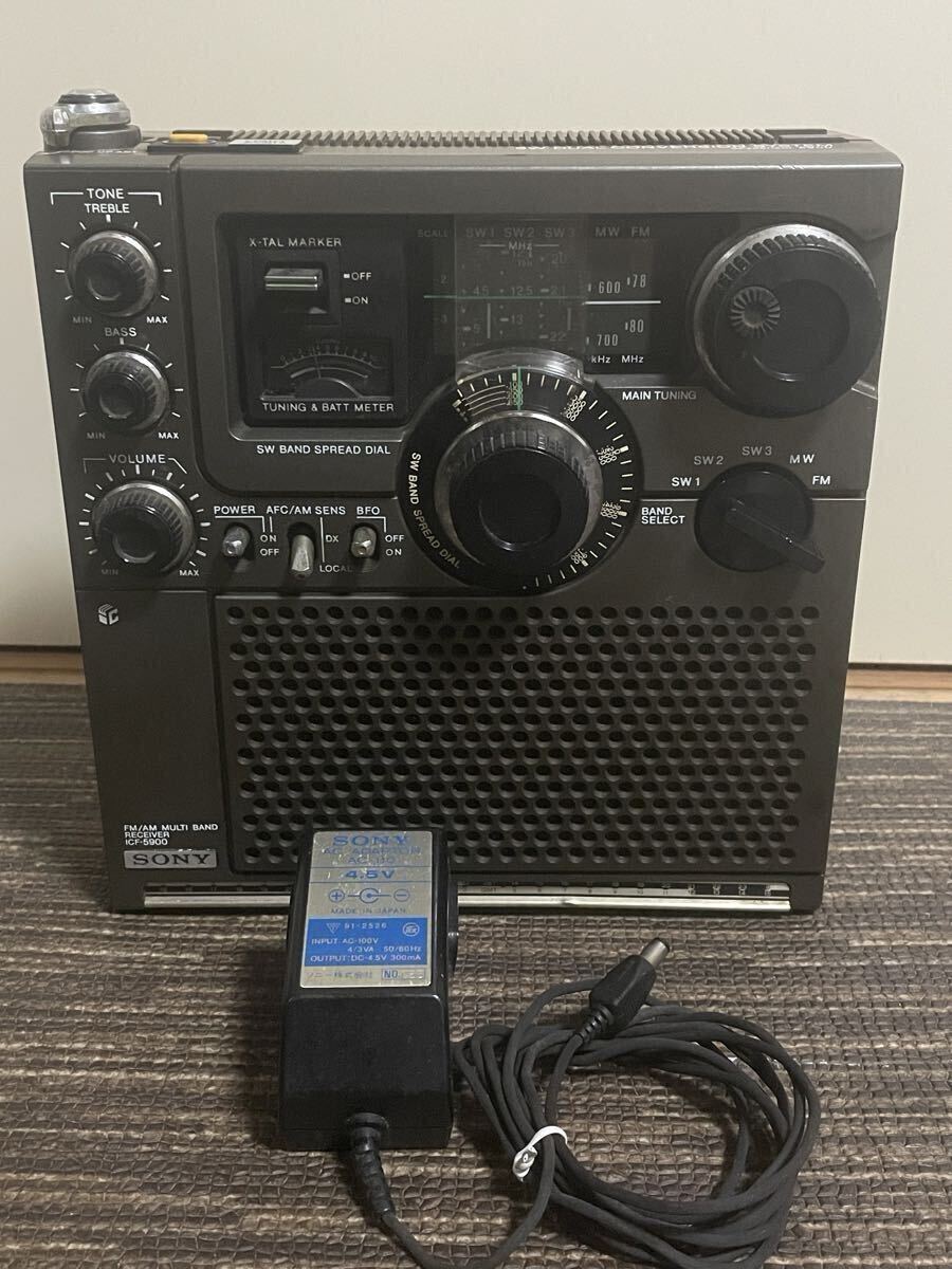 純正 SONY スカイセンサー ICF-5800 ICF-5600 WA-5000 ICF-7601等用 AC