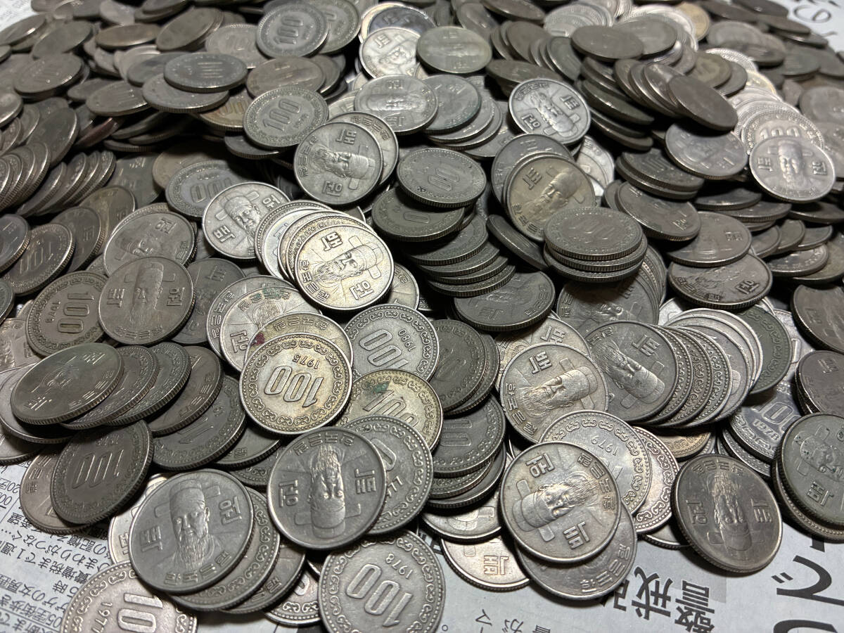 韓国】☆レア☆超大量 韓国ウォン 旧硬貨 50ウォン硬貨 106枚 5300