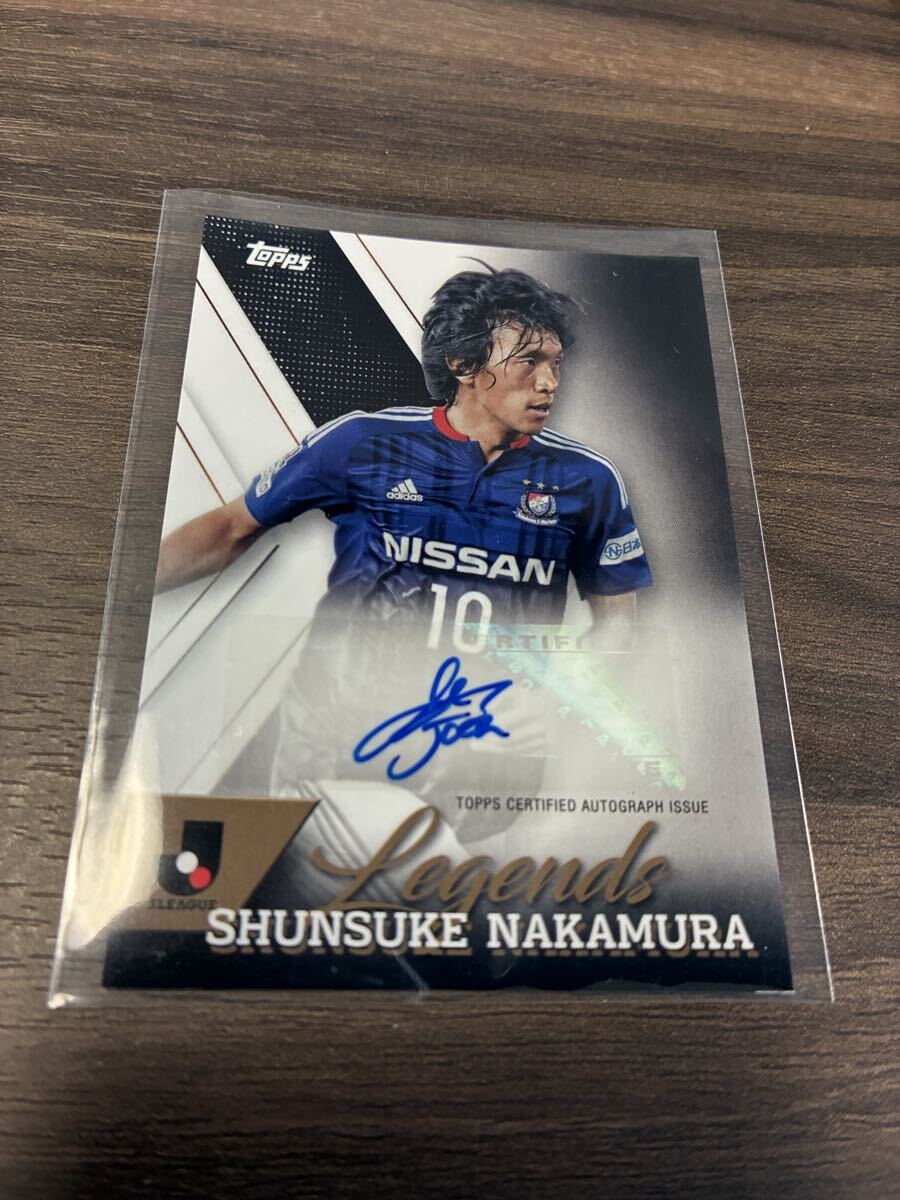 中古】中村俊輔選手 直筆サイン色紙 横浜Fマリノス ジュビロ磐田の落札