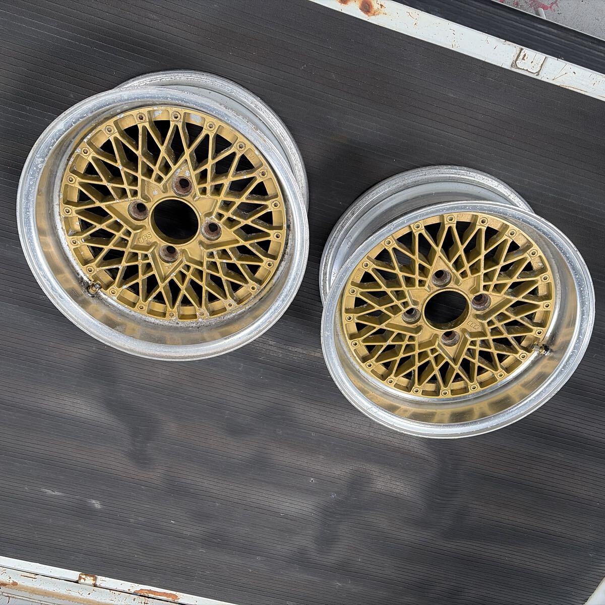 深リム！当時物！SSR スピードスター リバースメッシュ 15インチ 7.5J