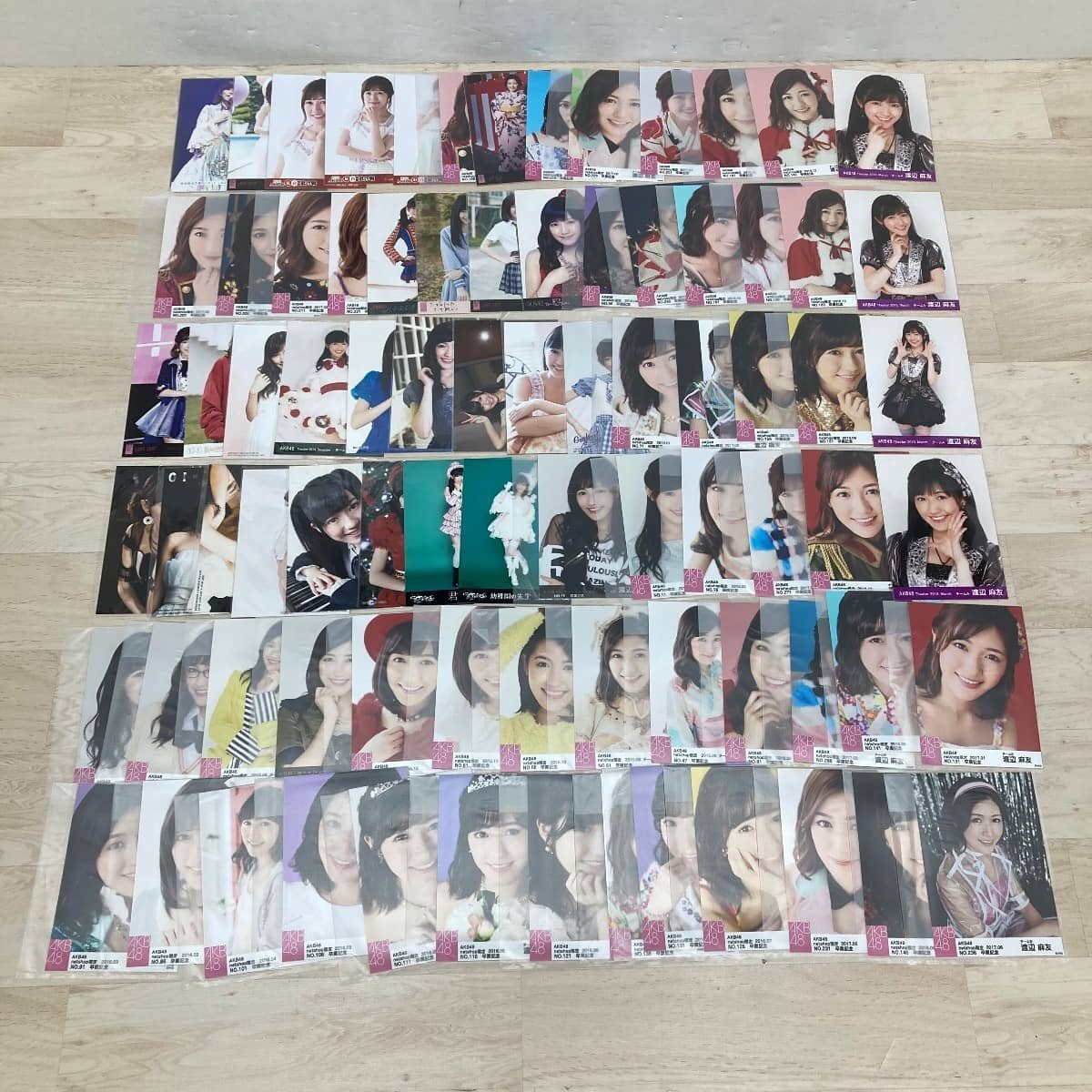 AKB48 渡辺麻友 あの頃がいっぱい 当選 サイン 写真 直筆 認証書類付き