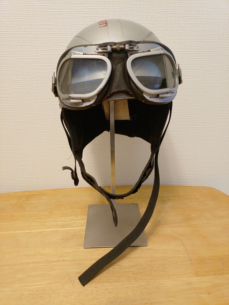 DAViDA ダビダ ヘルメット HALCYON ゴーグル付 M 英国製 DAVIDA ダビダ ヘルメット 美品 シルバー Mサイズ ステッカー2