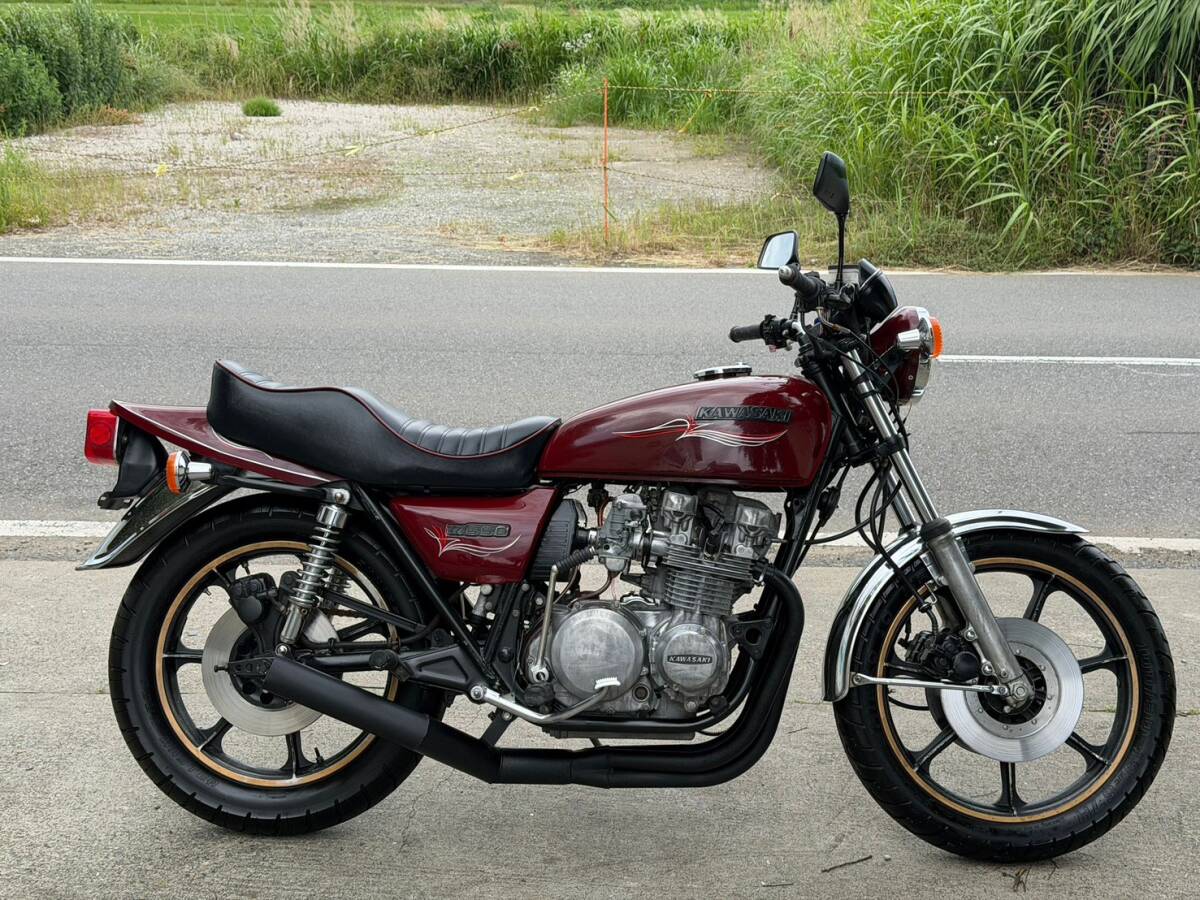 お取引決まりました。Z750 FX 車検令和3年6月　引き取り限定　福岡 車検：令和2年6月まで カワサキ Z750FX3 Z750FX-3 Z750FX3型 Z750FXⅢ