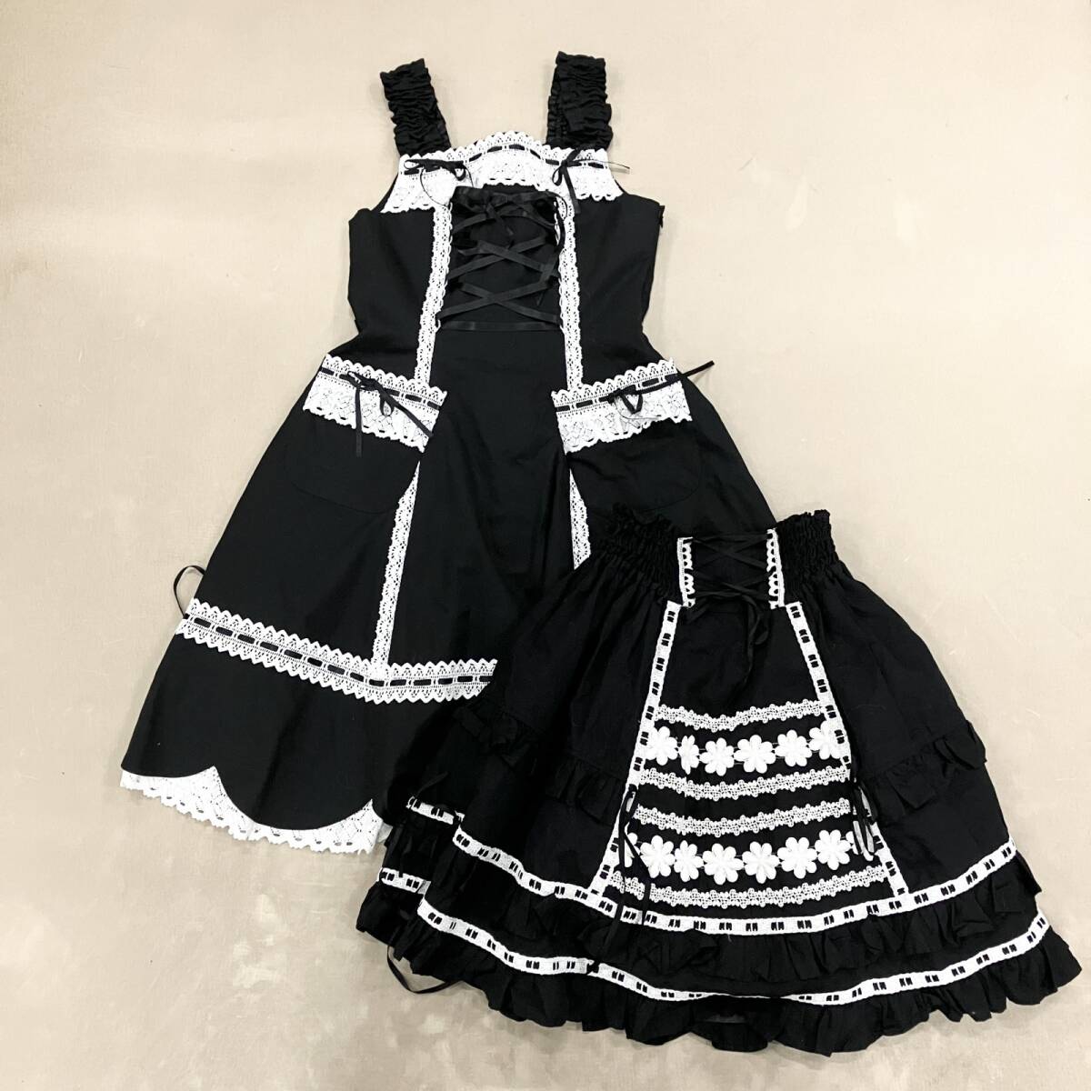 中古】h.NAOTO blood ミニ浴衣 ピンク 蝶 グラデーション ロリィタ 和