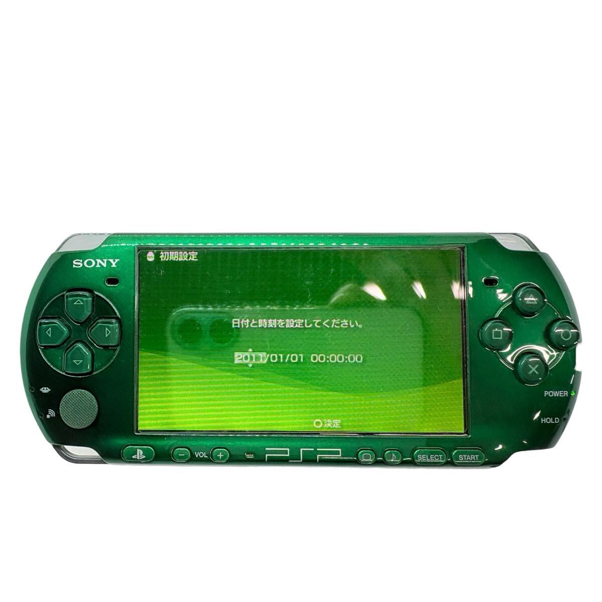 極美品 新品同様】 PSP 3000 本体 スピリティッド グリーン ソニー