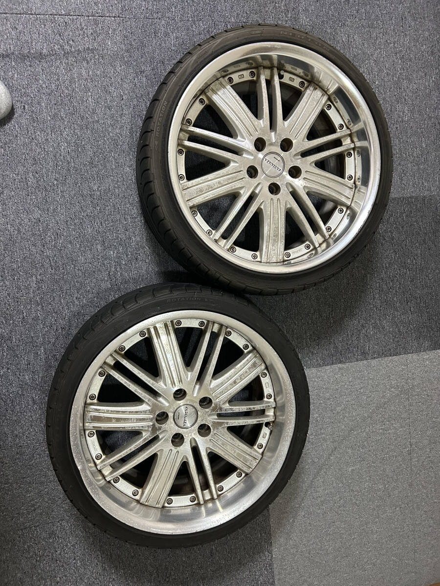 WORK VARIANZA 7.5J +47 PCD100 165/40R18 205/35R18 軽サイズ変更