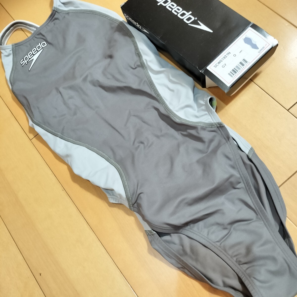 競泳水着 SPEEDO スピード ファーストスキンFS2 グレー Lの落札情報