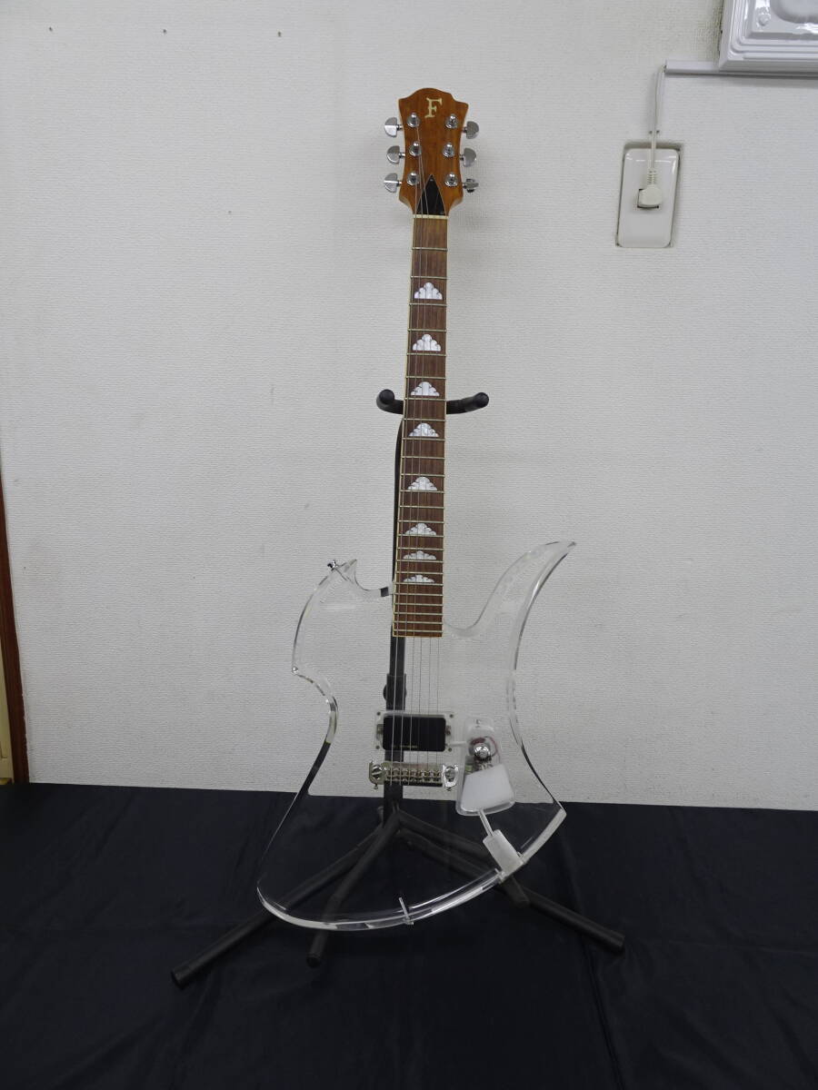 返品OK】[中古] FERNANDES MG-115C クリスタル・ギター/Hide [TF406]の