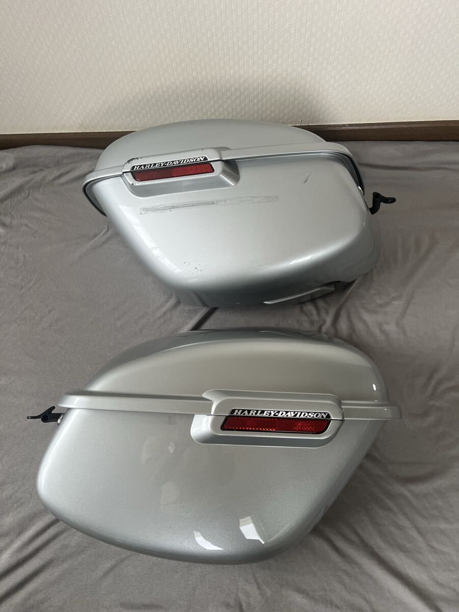 ☆ハーレー サイドバック ハードケース パニアケース 美品