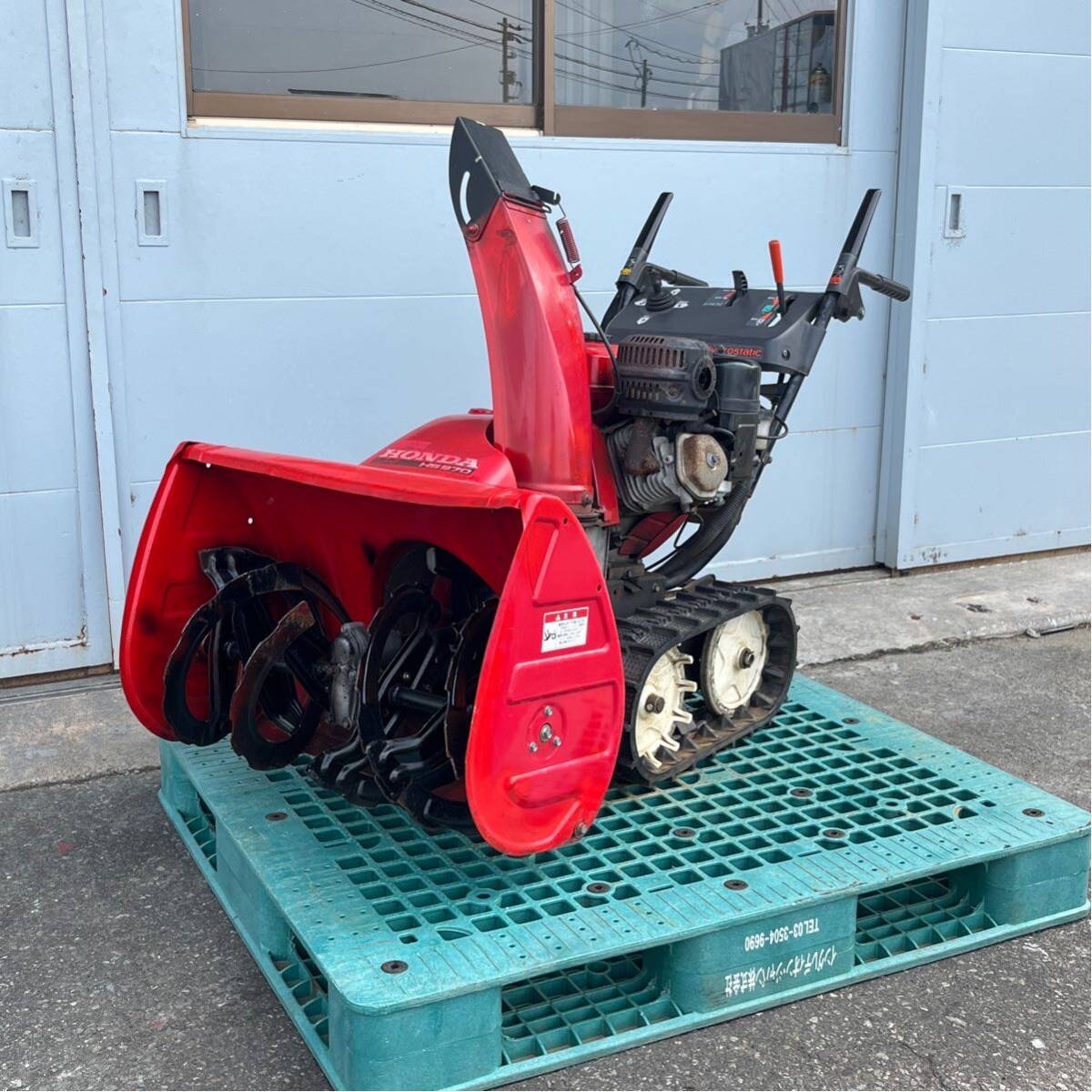 中古】一輪クローラー運搬車 『くろ助』 足固定タイプ RKI-80 4DX