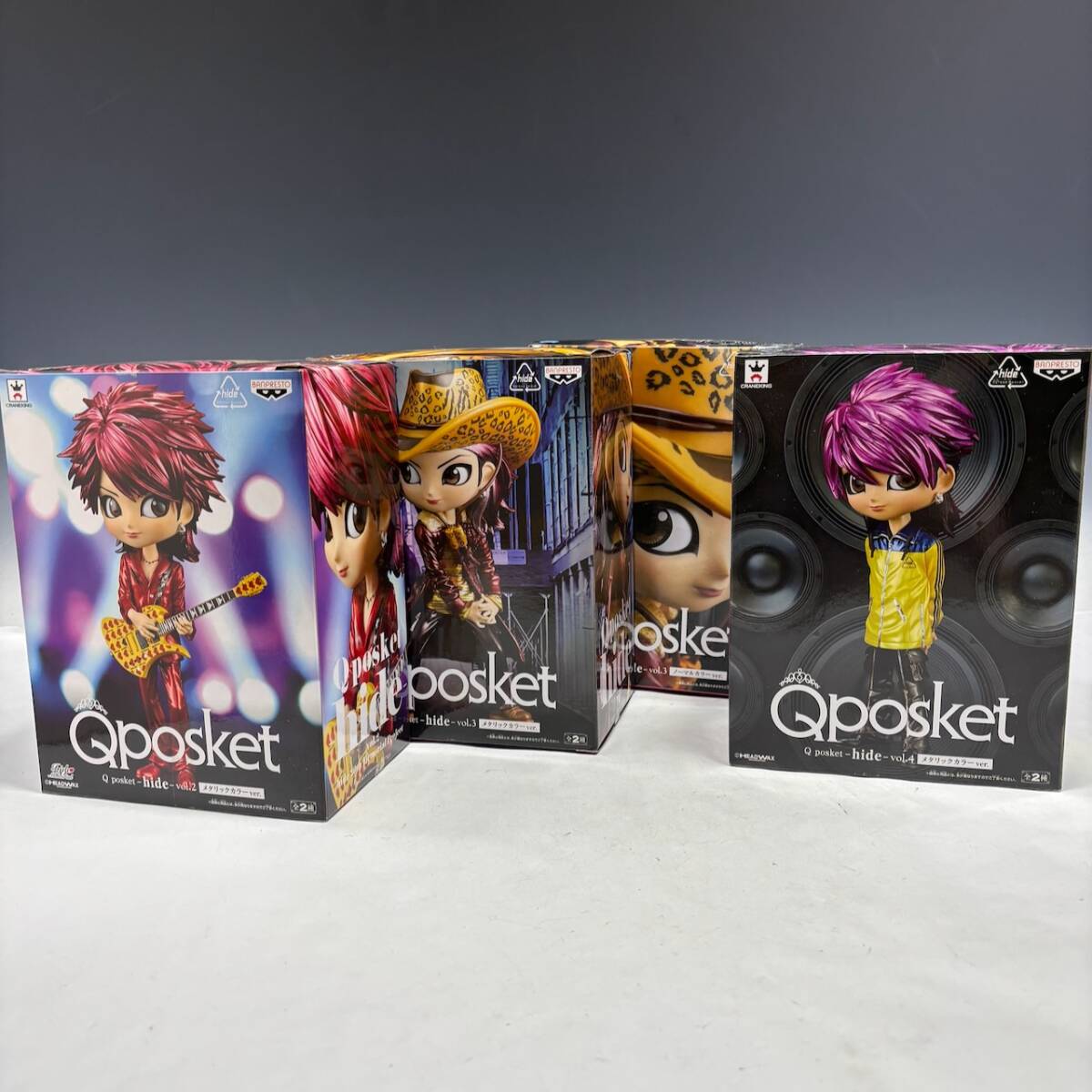 Qposket Q posket hide vol.3 & vol.4 &vol.5&vol.6 メタリックカラー
