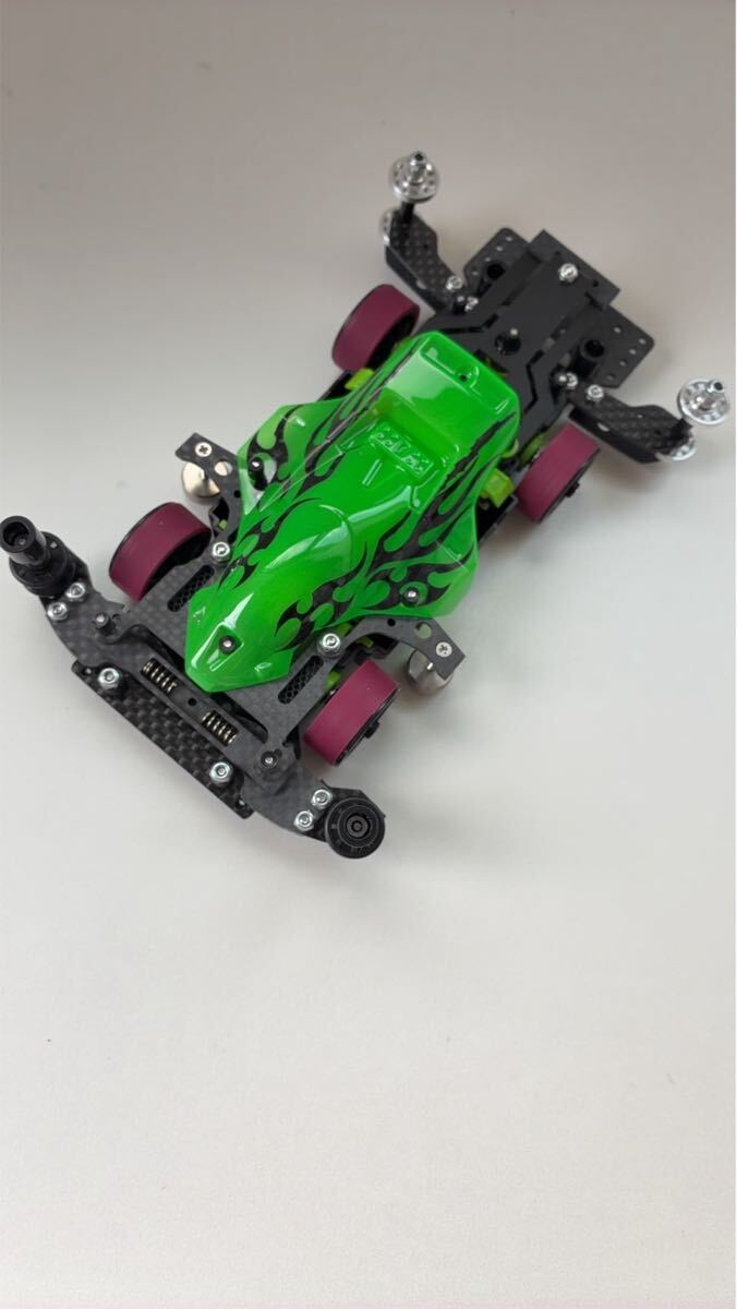 ☆ミニ四駆☆MS フレキ 完成品 キャッチャーダンパー カーボン 620